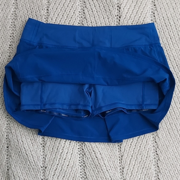 LULULEMON Pace Rival Skirt Regular - Jet Stream Blue - Picture 3 of 11
